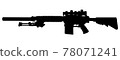 sniper rifle symbol silhouette 78071241