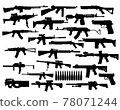 Guns collection set 78071244