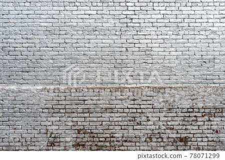 Brick wall texture painted in silve Brick wall texture painted in silve 78071299