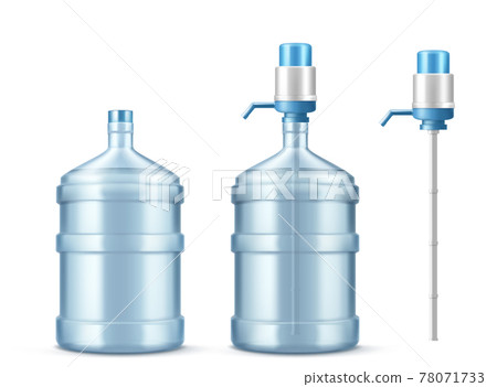 Pump cooler and big bottle for clean water 78071733