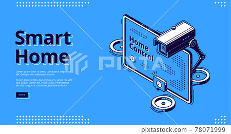 Internet of things isometric web banner, iot. Internet of things isometric web banner, iot. 78071999