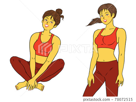 2 sets of women fitness instructors 78072515