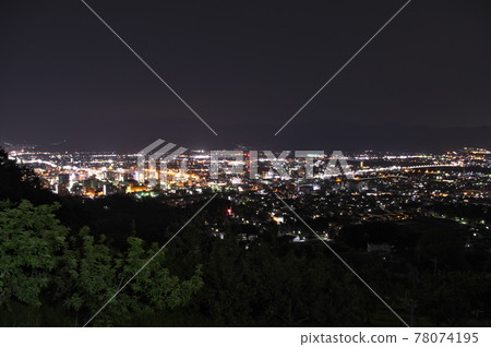 長野市夜景(從藤原公園前拍攝) 長野市夜景(從藤原公園前拍攝) 78074195