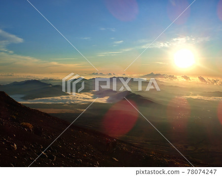 Scenery seen from Mt. Fuji Gotemba route 78074247