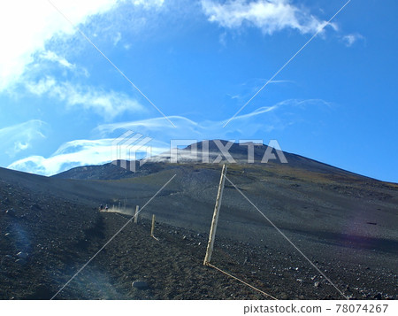 富士山和神秘的雲彩 78074267