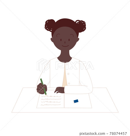 Studying child black 78074457