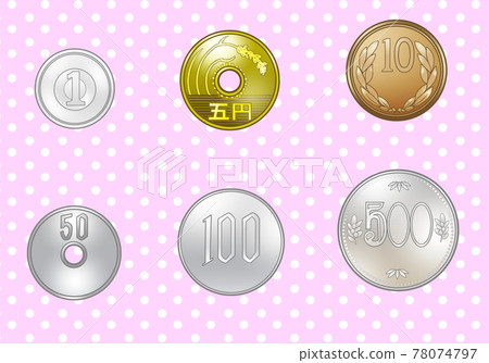 Coin set Japan yen 78074797