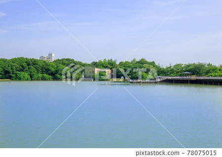 大部市二津池公園的風景 78075015