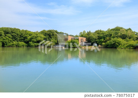 大部市二津池公園的風景 大部市二津池公園的風景 78075017