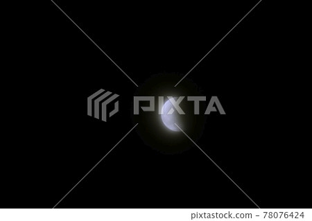 Japanese celestial landscape Super moon partial eclipse. "Supermoon total lunar eclipse" is the first in 24 years = May 26, Yokohama 78076424