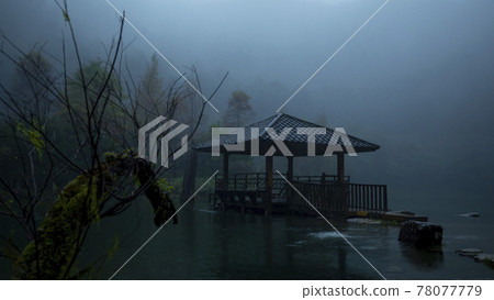 台灣，高山湖泊，明池，台湾、高山湖、明湖、 Taiwan, Gaoshan Lake, 78077779