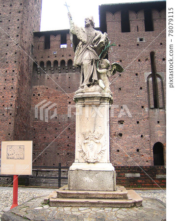 Statue of Parco Sempione, Sforzesco Castle in Milan 78079115