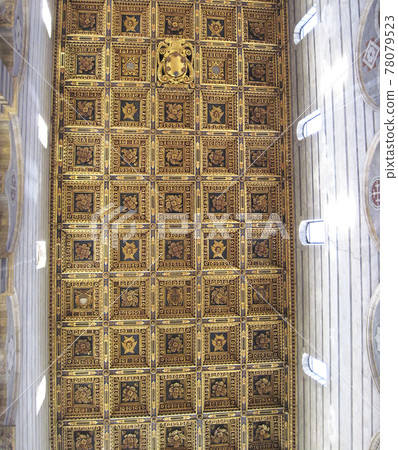 比薩斜塔，比薩大教堂的天花板 78079523