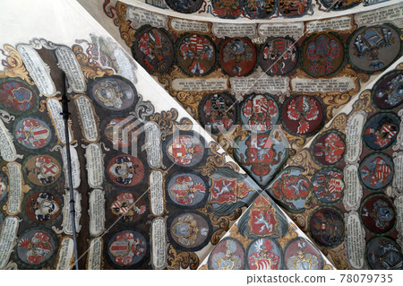 Prague dome caste building detail 78079735