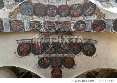 Prague dome caste building detail Prague dome caste building detail 78079738