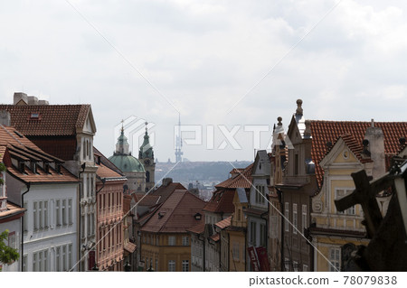 Prague old town building detail 78079838