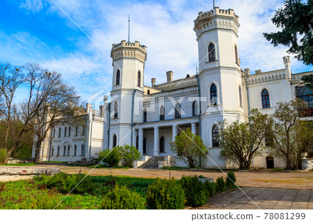Sharovka palace in neo-gothic style, also known as Sugar Palace in Kharkov region, Ukraine Sharovka palace in neo-gothic style, also known as Sugar Palace in Kharkov region, Ukraine 78081299