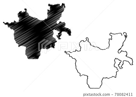 Southern Nations, Nationalities, and Peoples' Region map vector.... 78082411