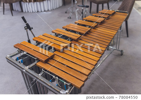 Closeup shooting of my marimba made of rosewood. Closeup shooting of my marimba made of rosewood. 78084550