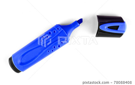 close up Colored markers isolated on a white background 78088408