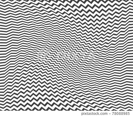 Black and white zigzag chevron pattern. Simple... - Stock Illustration ...