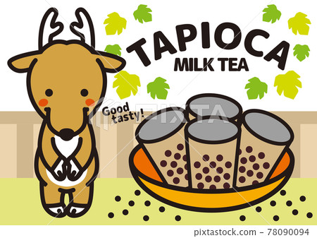 小鹿賣木薯奶茶 78090094