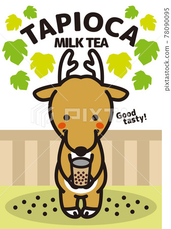 小鹿賣木薯奶茶 78090095