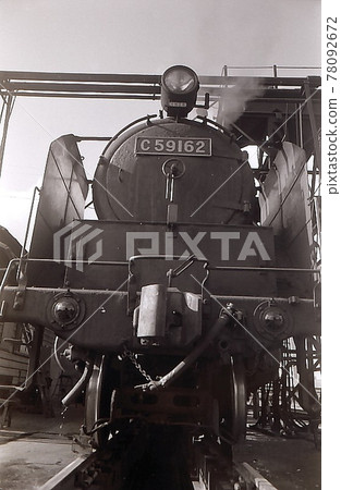 1969 Steam locomotive c59162 Itozaki locomotive Kure line Hiroshima prefecture 78092672