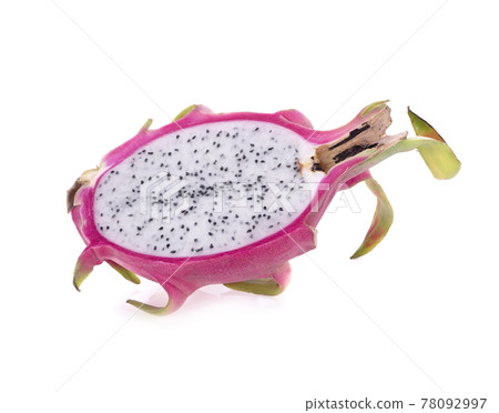 Dragon fruit  isolated on white background 78092997