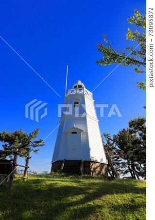Yamagata Prefecture designated tangible cultural property wooden hexagonal lighthouse Yamagata Prefecture designated tangible cultural property wooden hexagonal lighthouse 78095872