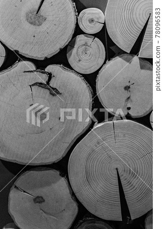 Wooden art at a hotel in Nagano prefecture 78096583