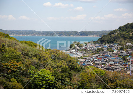 千葉縣富津市Zoumi城堡遺址的風景 千葉縣富津市Zoumi城堡遺址的風景 78097465