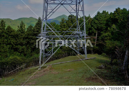 龍門岳傳輸線廣場的京月山 龍門岳傳輸線廣場的京月山 78098678