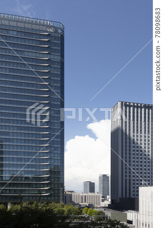 Autumn Umeda area skyscrapers landscape-2 Autumn Umeda area skyscrapers landscape-2 78098683