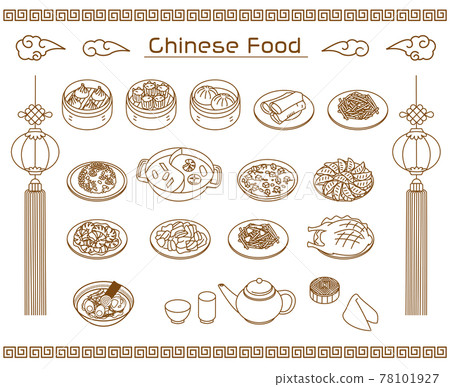 中國文化 中式料理 中式點心 78101927