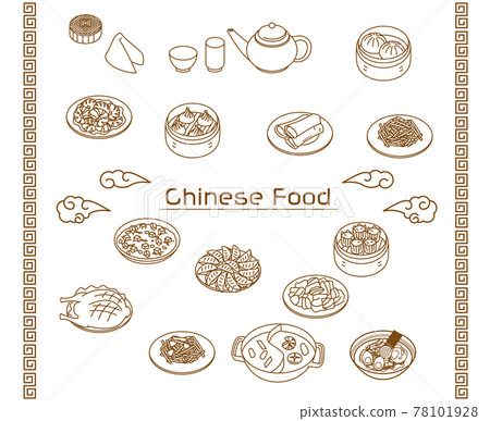 中國文化 中式料理 中式點心 78101928