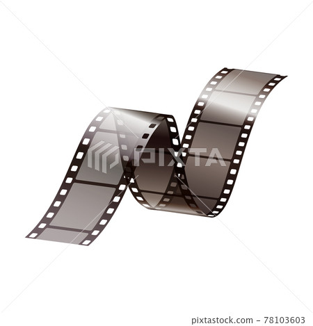 Film Strip Realistic Icon Film Strip Realistic Icon 78103603