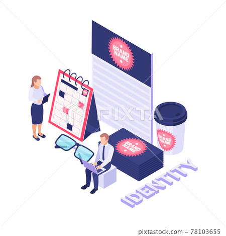 Brand Isometric Icon 78103655