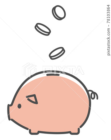 savings, saving, piggy bank - Stock Illustration [78103864] - PIXTA