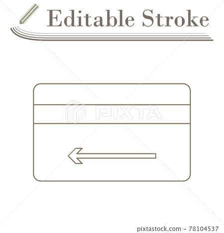 Cash Back Credit Card Icon 78104537