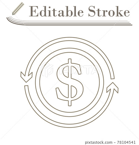 Cash Back Coin Icon Cash Back Coin Icon 78104541