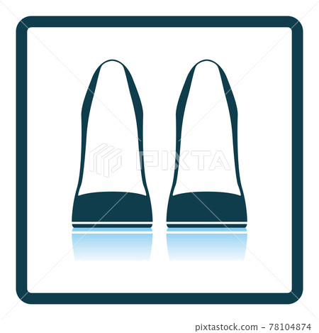 Business Woman Shoes Icon Business Woman Shoes Icon 78104874