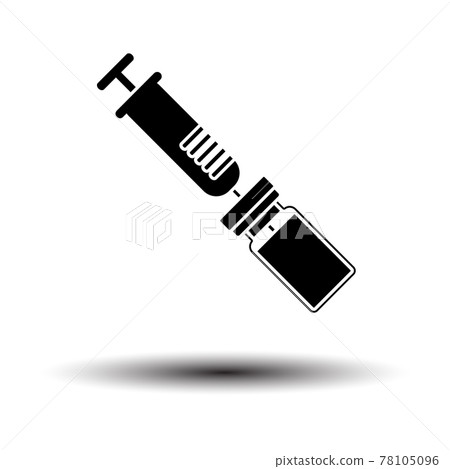 Covid Vaccine Icon Covid Vaccine Icon 78105096