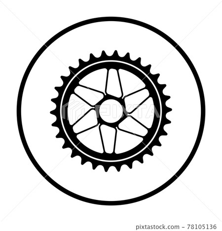 Bike Gear Star Icon Bike Gear Star Icon 78105136