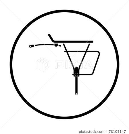 Bike Luggage Carrier Icon 78105147