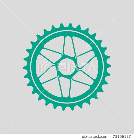 Bike Gear Star Icon 78106157