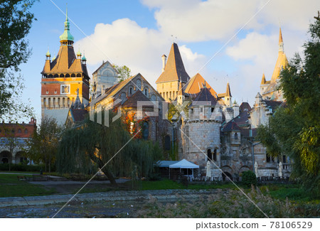 Vajdahunyad castle is landmark of Budapest 78106529