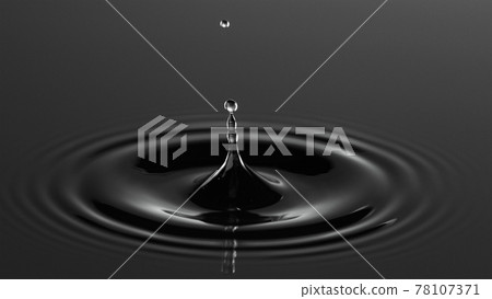 Macro shot of dropping water Macro shot of dropping water 78107371