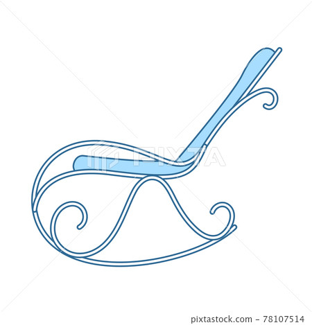 Rocking Chair Icon Rocking Chair Icon 78107514