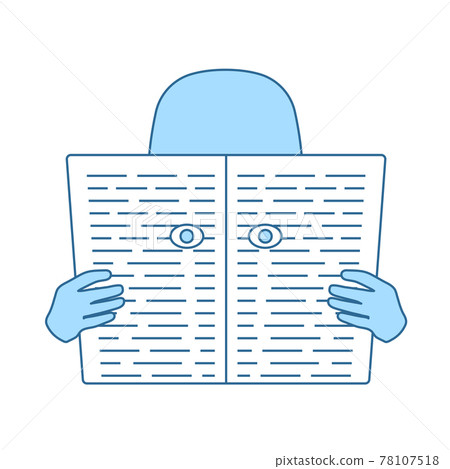 Newspaper Hole Icon Newspaper Hole Icon 78107518